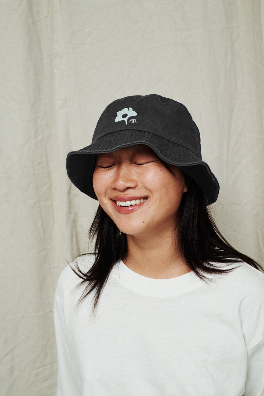 Autumn Rooms Bucket Hat - Charcoal