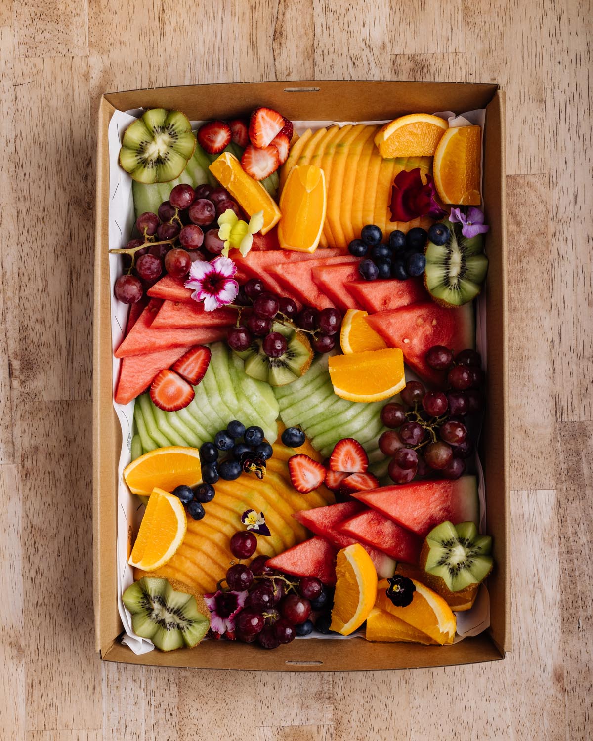 Seasonal fruit platter