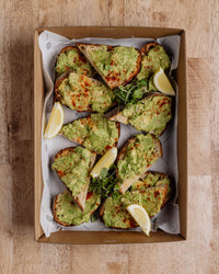 Smashed avocado toast