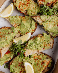 Smashed avocado toast