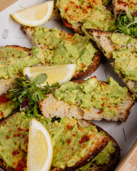 Smashed avocado toast